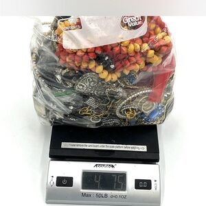 4+ LBS Vtg-Now Craft Junk Drawer Broken Jewelry for Repurpose
